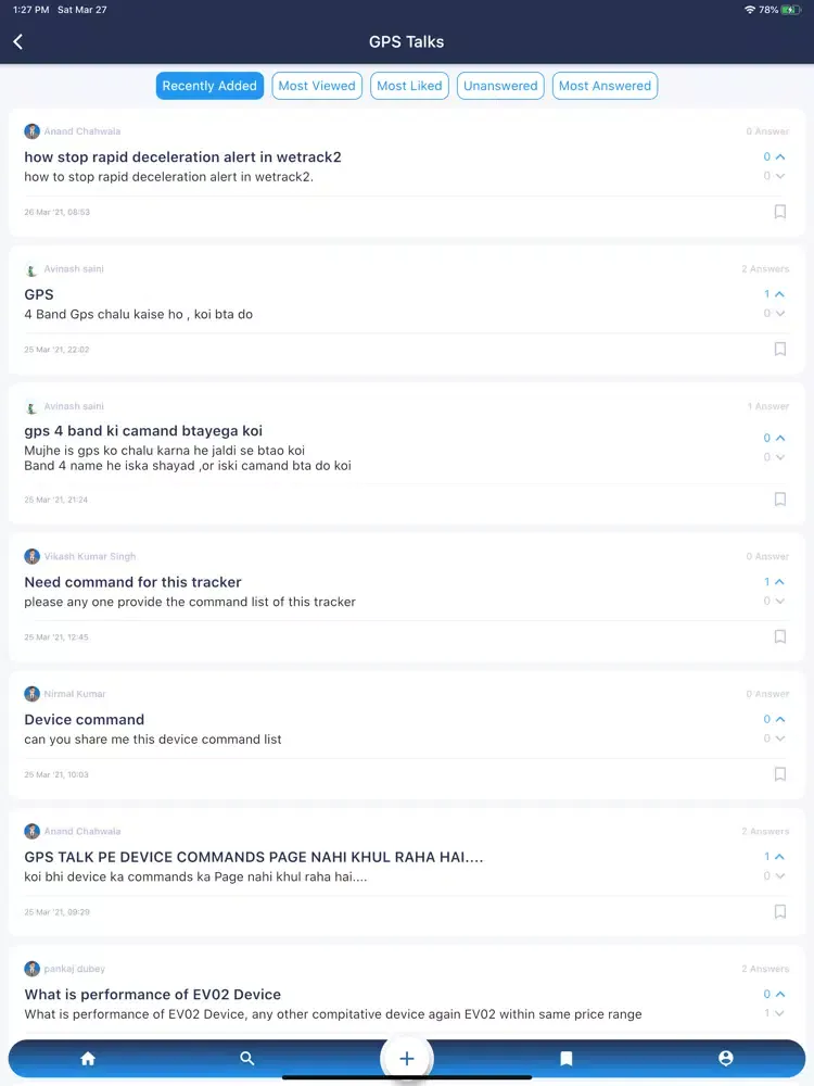 ภาพหน้าจอของ GPS Talks iPad 