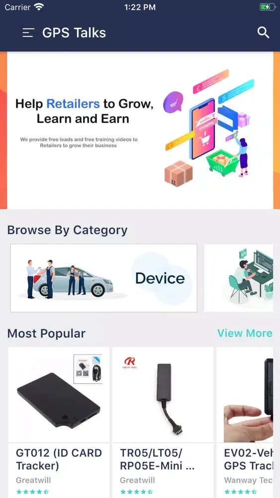 ภาพหน้าจอของ GPS Talks