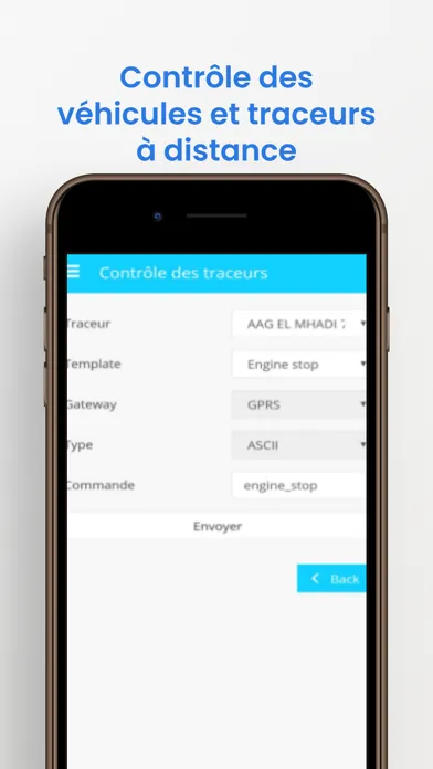 Tangkapan skrin GPS Server Maroc