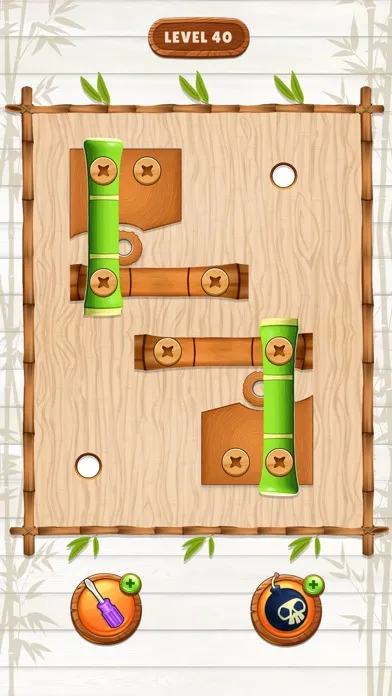 صور Bamboo Nuts & Bolts Puzzle