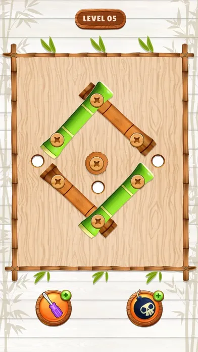صور Bamboo Nuts & Bolts Puzzle