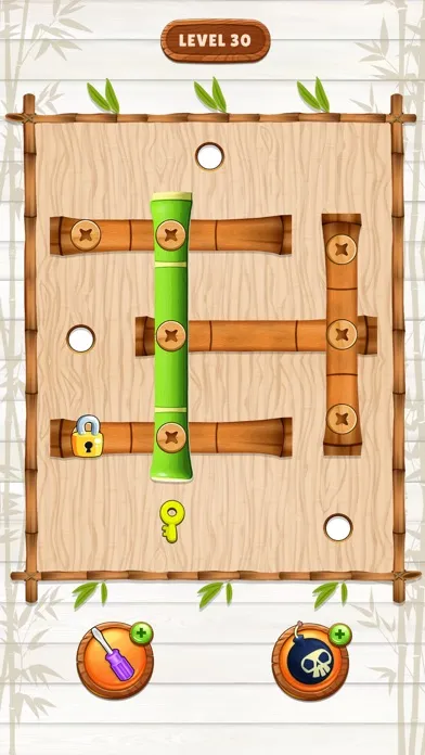 صور Bamboo Nuts & Bolts Puzzle