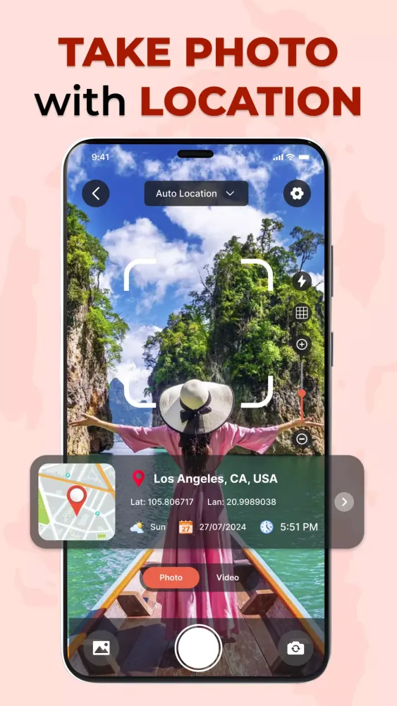 ภาพหน้าจอของ GPS Camera