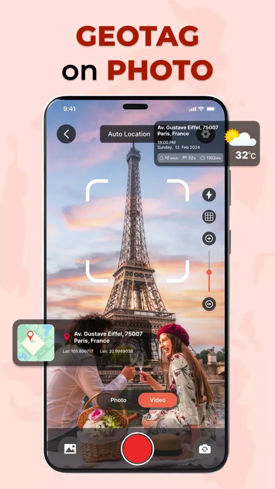 ภาพหน้าจอของ GPS Camera