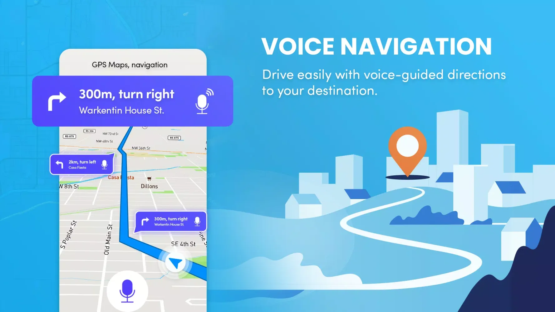 GPS, Maps & Driving Directions Screenshots
