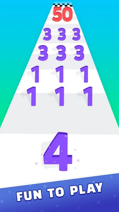 Tangkapan layar Merge Master Number Run