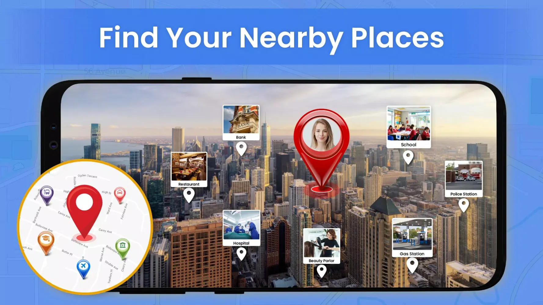 صور GPS Navigation Map Route Find