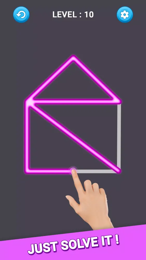 Ảnh chụp màn hình của One Go Line Puzzle