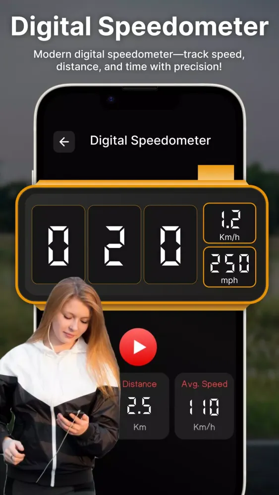 GPS Speedometer Screenshots