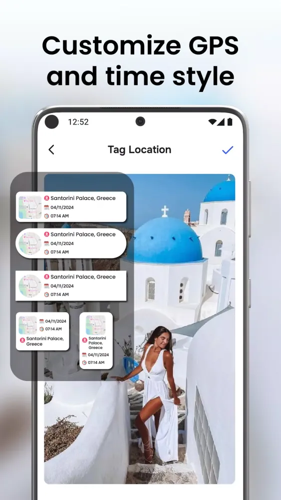 GPS Timestamp Camera Screenshots