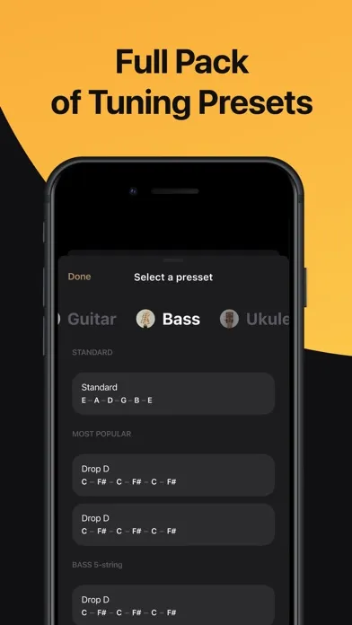 Screenshot di Guitar Tuner + Ukulele & Bass