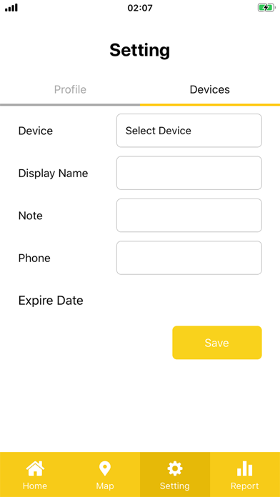 Capturas de tela do Smarttrack Wox Client