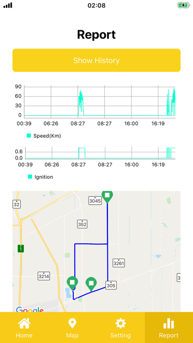 Capturas de tela do Smarttrack Wox Client