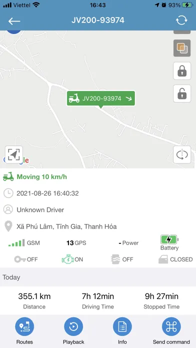 Capturas de tela do QM GPS