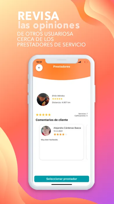 Скриншоты GPServices Cliente: Busca.