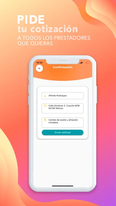 Скриншоты GPServices Cliente: Busca.