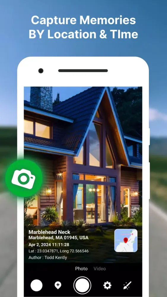 Скриншоты GPS Map Camera