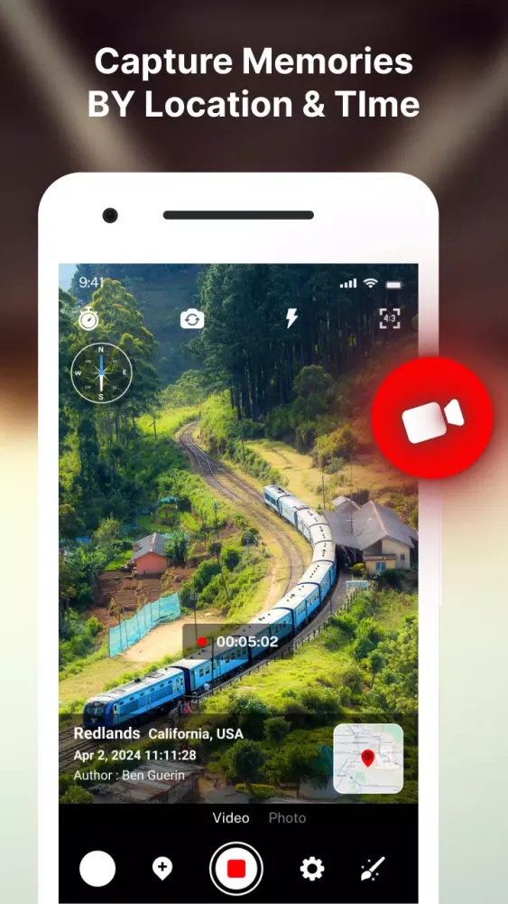 Скриншоты GPS Map Camera