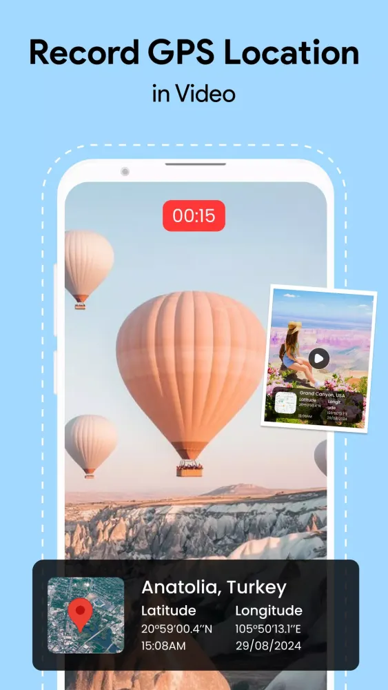 Captures d'écran de GPS Camera with Geotag Photos