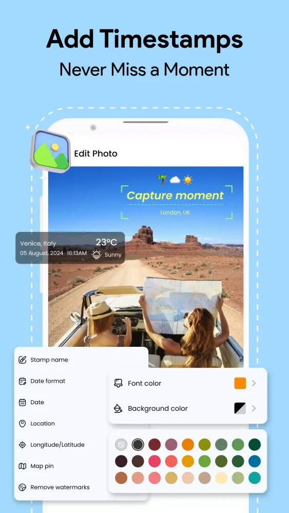 Captures d'écran de GPS Camera with Geotag Photos