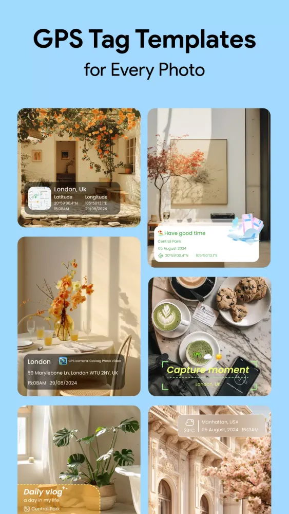 Captures d'écran de GPS Camera with Geotag Photos