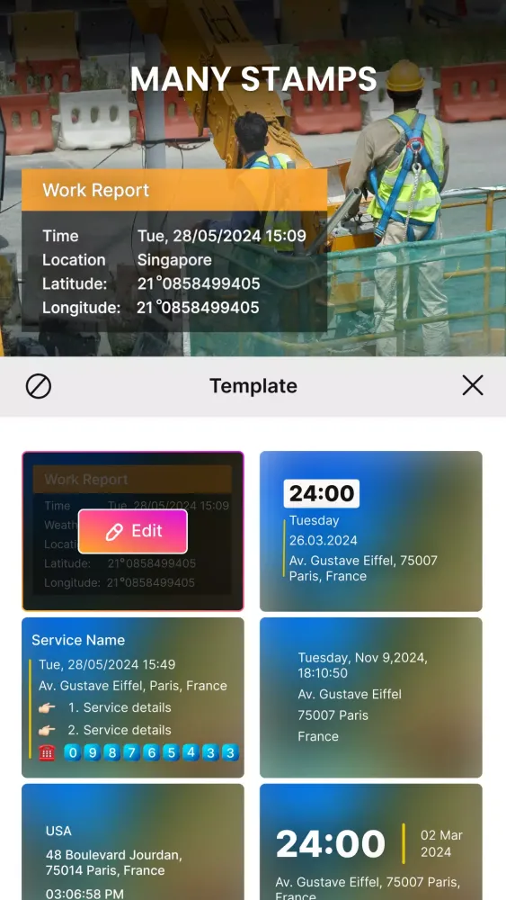 Zrzuty ekranu Photo Timestamp