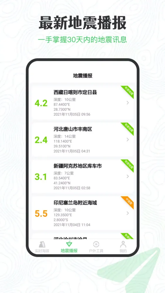 GPS海拔高度 Ekran Görüntüleri