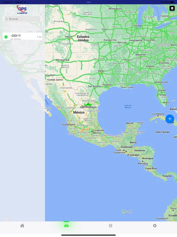 Zrzuty ekranu GPS LIDER iPad 