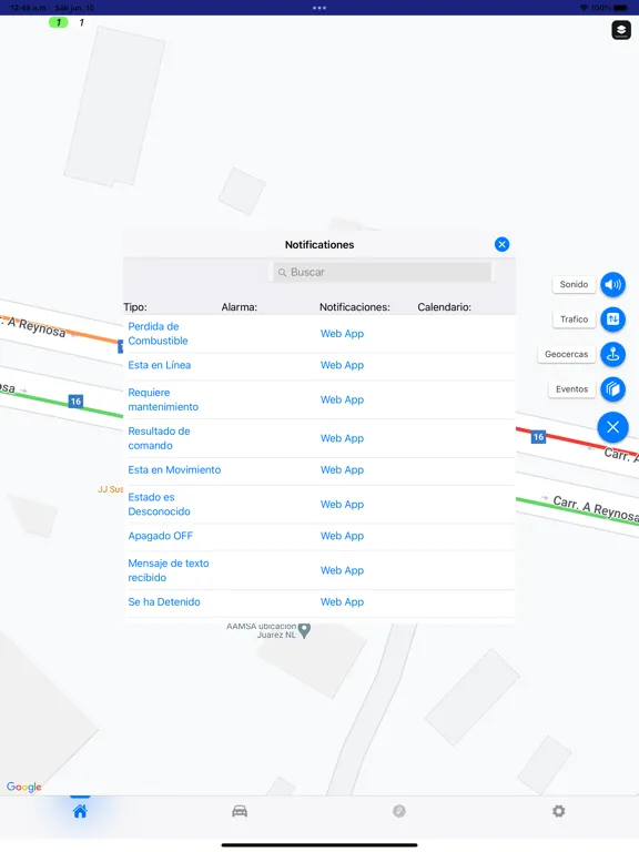 Zrzuty ekranu GPS LIDER iPad 