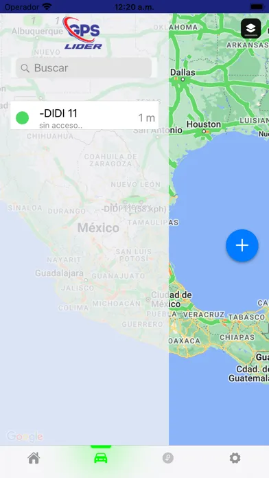 Zrzuty ekranu GPS LIDER