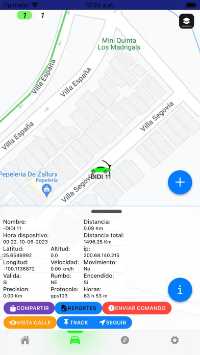 Zrzuty ekranu GPS LIDER