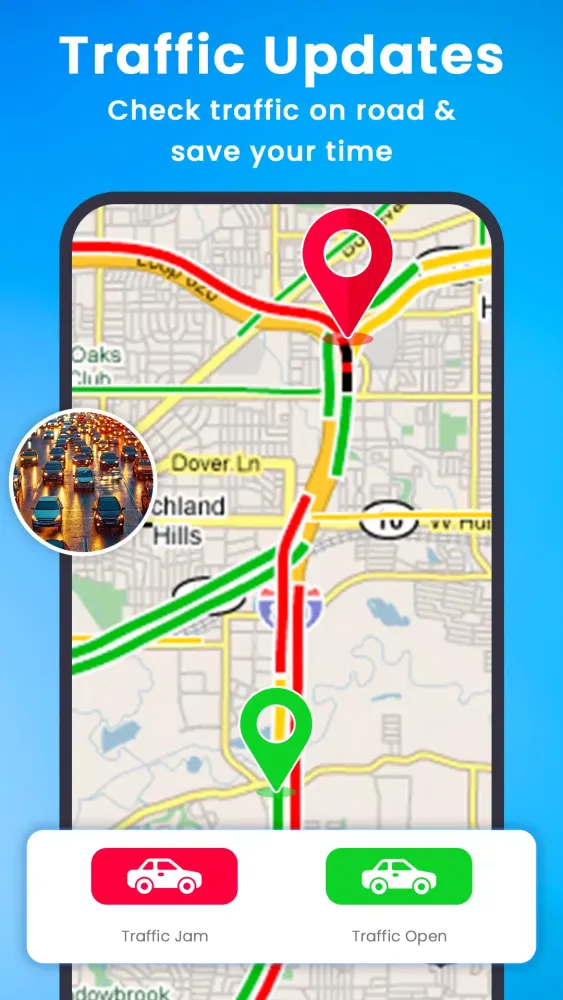 Zrzuty ekranu Street View Map