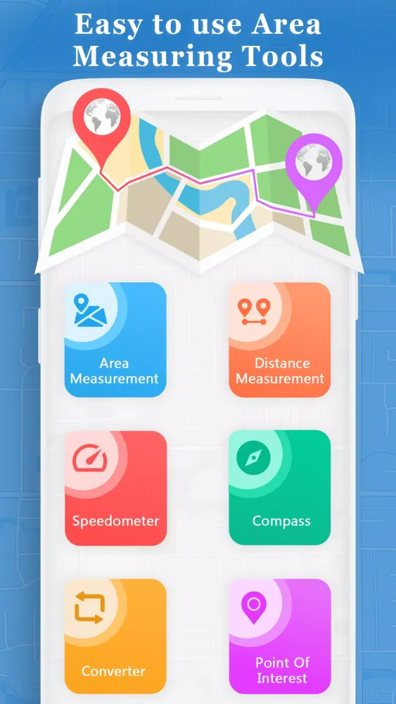 Distance - Fields Area Measure Screenshots