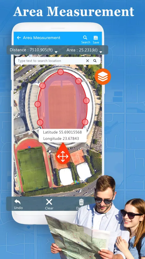 Distance - Fields Area Measure Screenshots