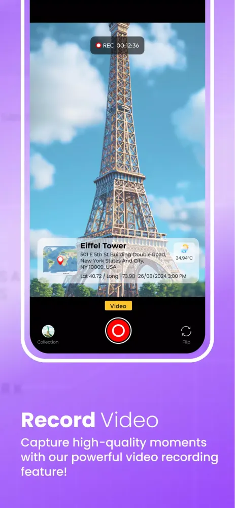 Zrzuty ekranu Gps Photo Camera with Location