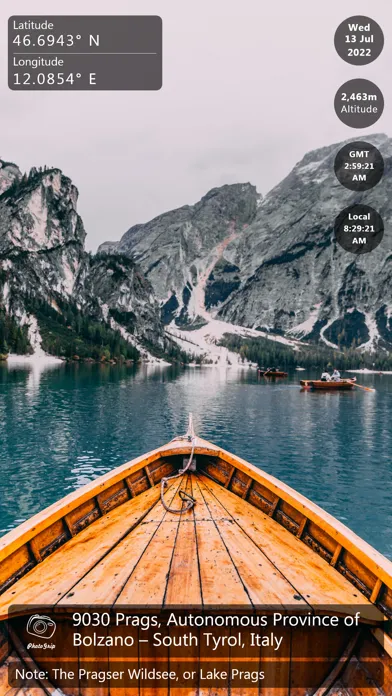 ภาพหน้าจอของ GPS camera Lite: geotag photo