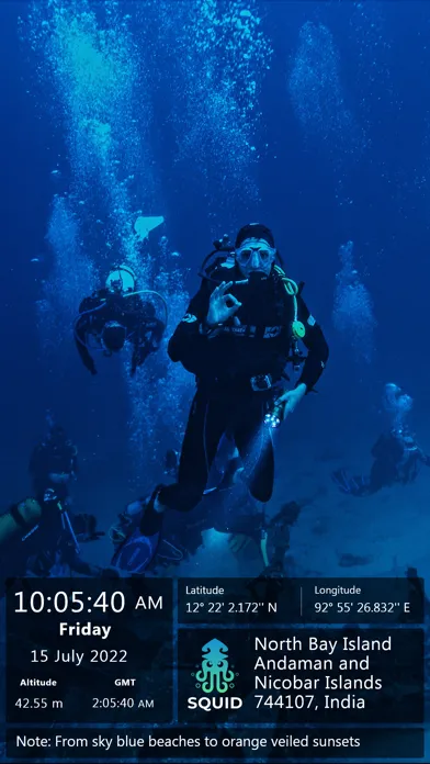 ภาพหน้าจอของ GPS camera Lite: geotag photo