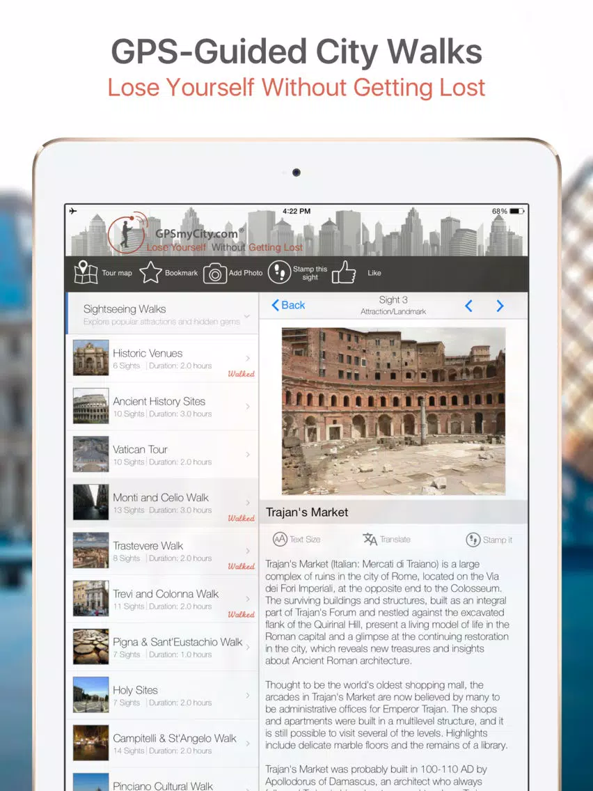 Bath Map & Walks (F) iPad  स्क्रीनशॉट