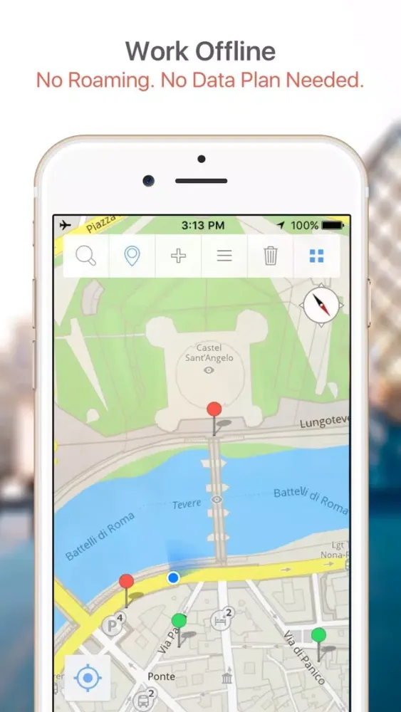 Perth Map & Walks (F)应用截图