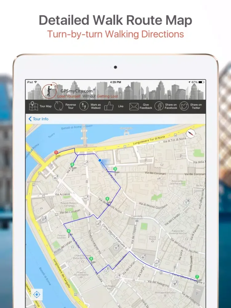 Скриншоты George Town Map and Walks iPad 