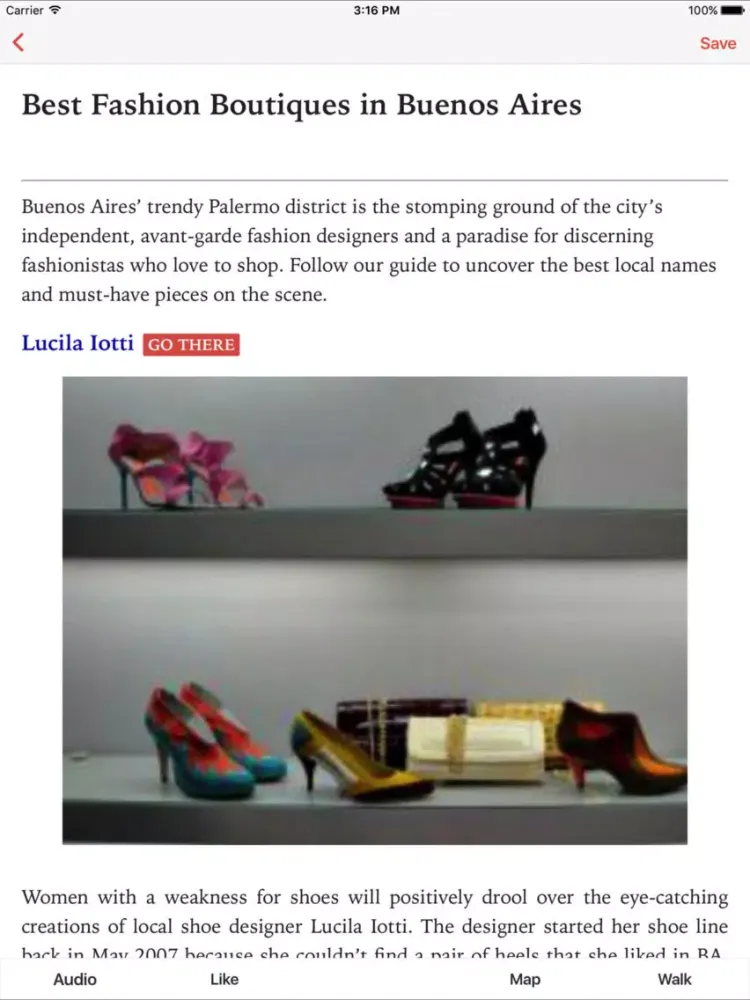 Capturas de pantalla de Best Fashion Boutiques iPad 
