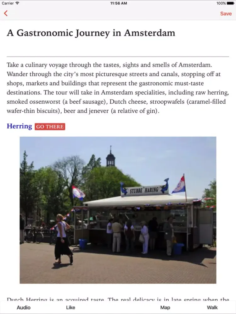 Gastronomic Walk, Amsterdam iPad  سکرین شاٹس
