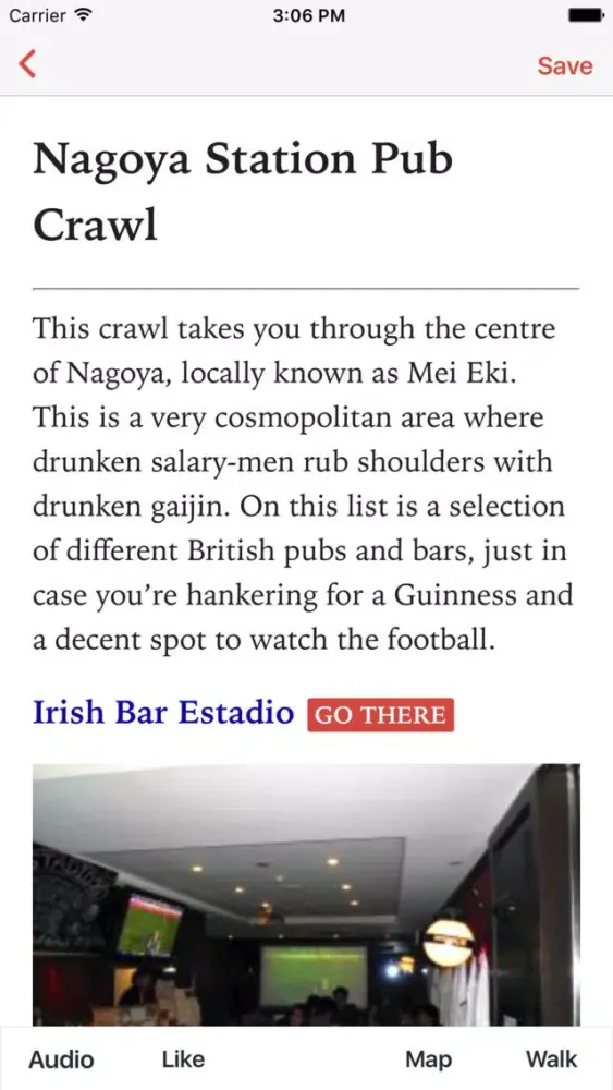 Capturas de pantalla de Nagoya Station Pub Crawl