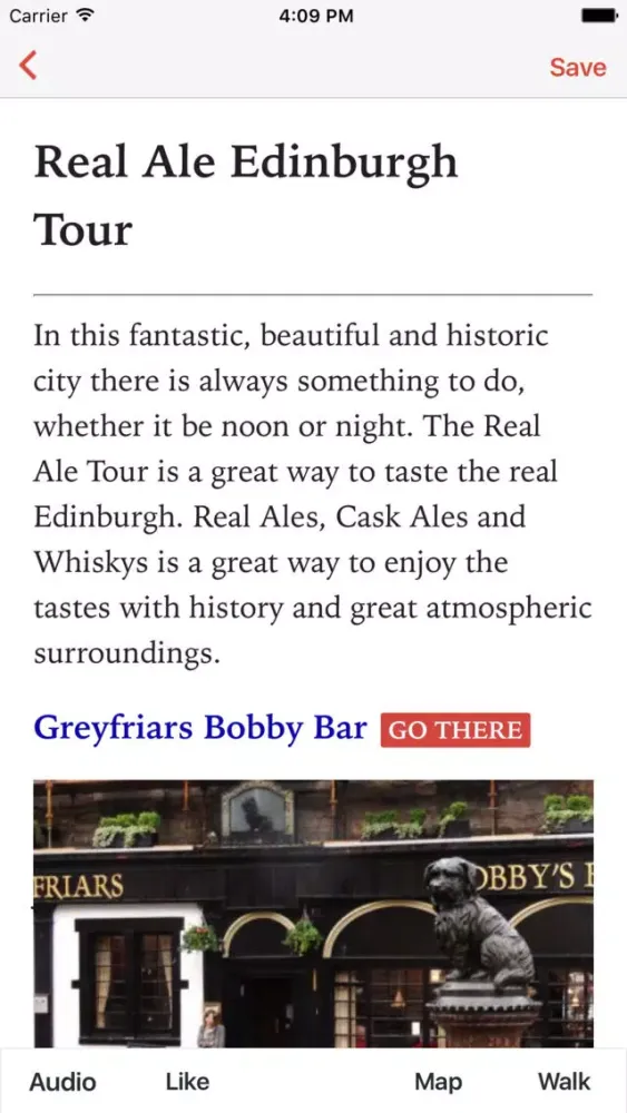 Ảnh chụp màn hình của Real Ale Edinburgh Tour