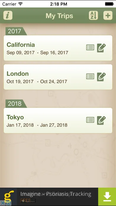 Trip Planner Pro Screenshots