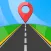 GPS Navigation: Road Map Route