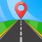 GPS Navigation: Road Map Route