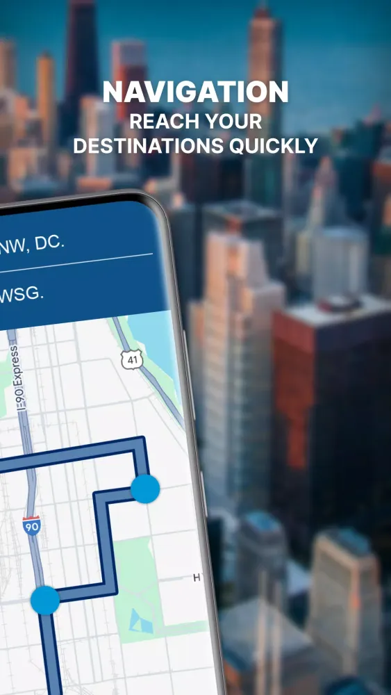 تصاویر GPS Navigation: Road Map Route