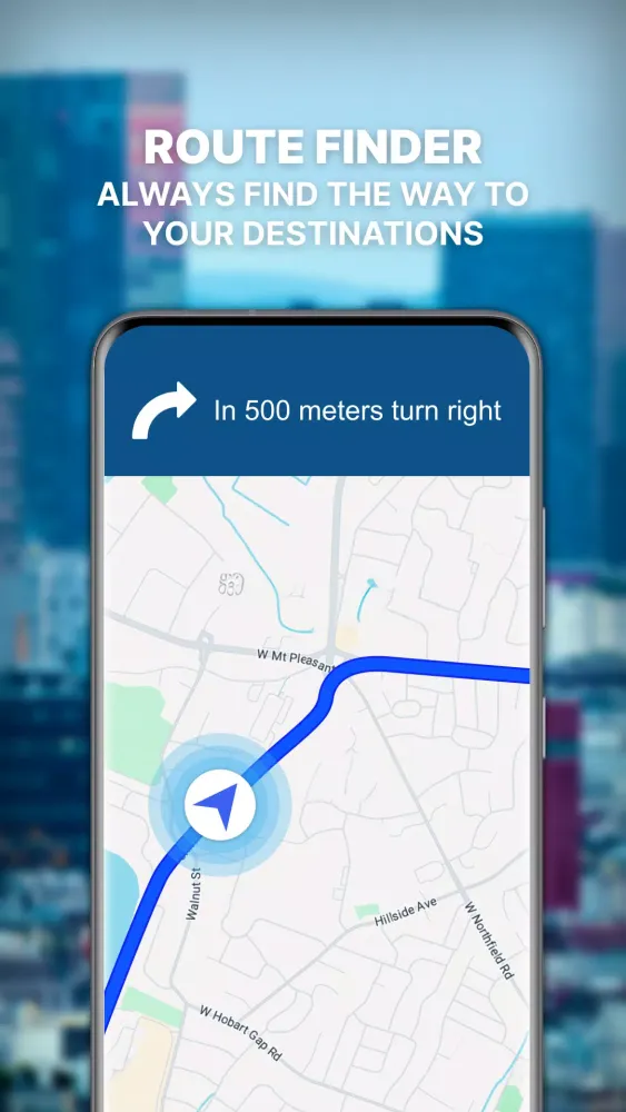 تصاویر GPS Navigation: Road Map Route