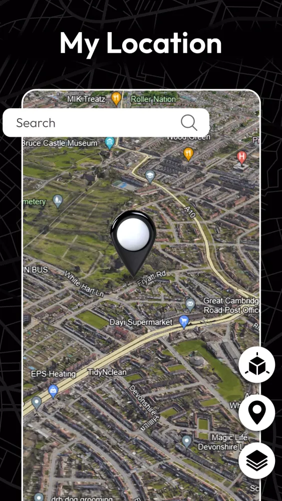 ภาพหน้าจอของ Street View & Live Earth Map